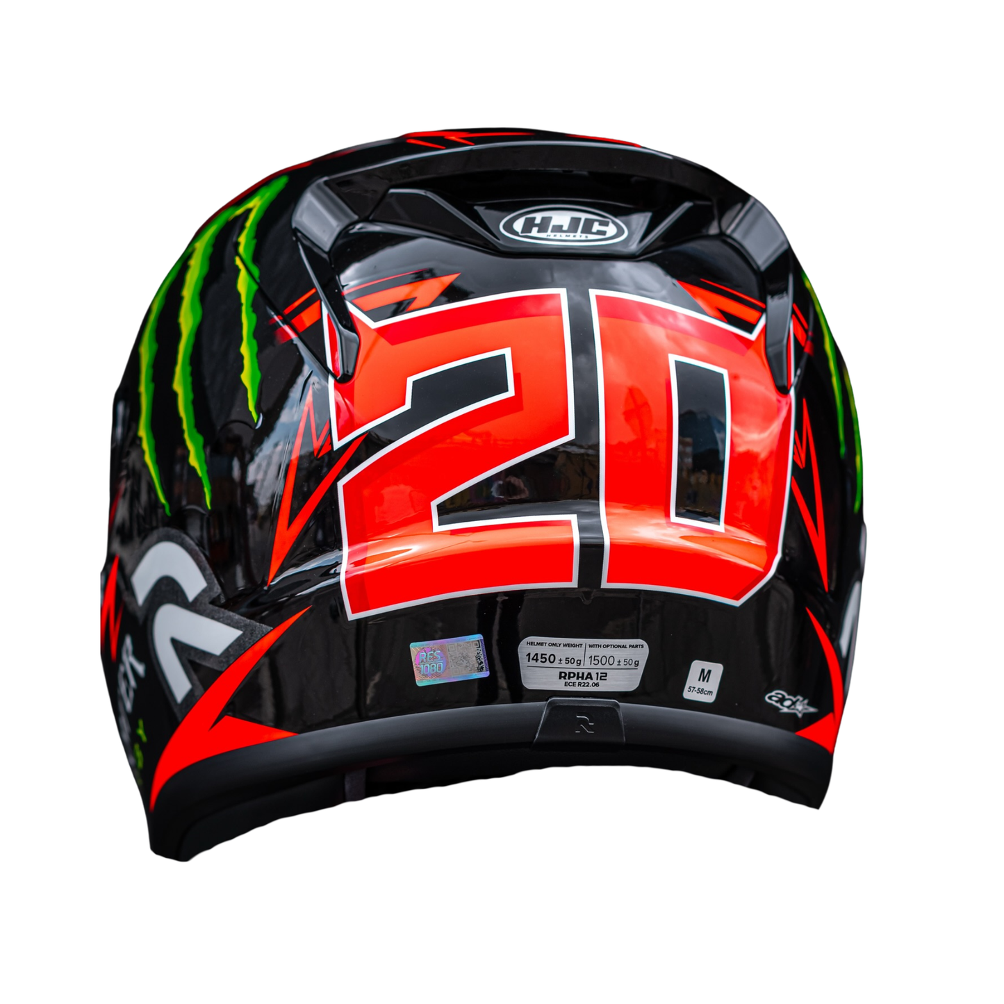 HJC RPHA 12 QUARTARARO REPLICA ROJO BRILLO