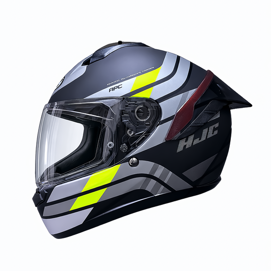 HJC C10 HIPER GRIS MATE VISOR TRANSPARENTE