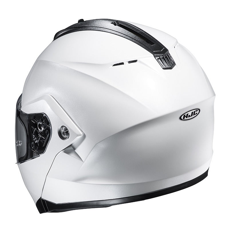 HJC C91N BLANCO BRILLO CON VISOR TRANSPARENTE