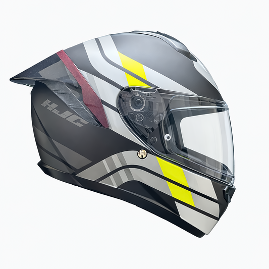 HJC C10 HIPER GRIS MATE VISOR TRANSPARENTE