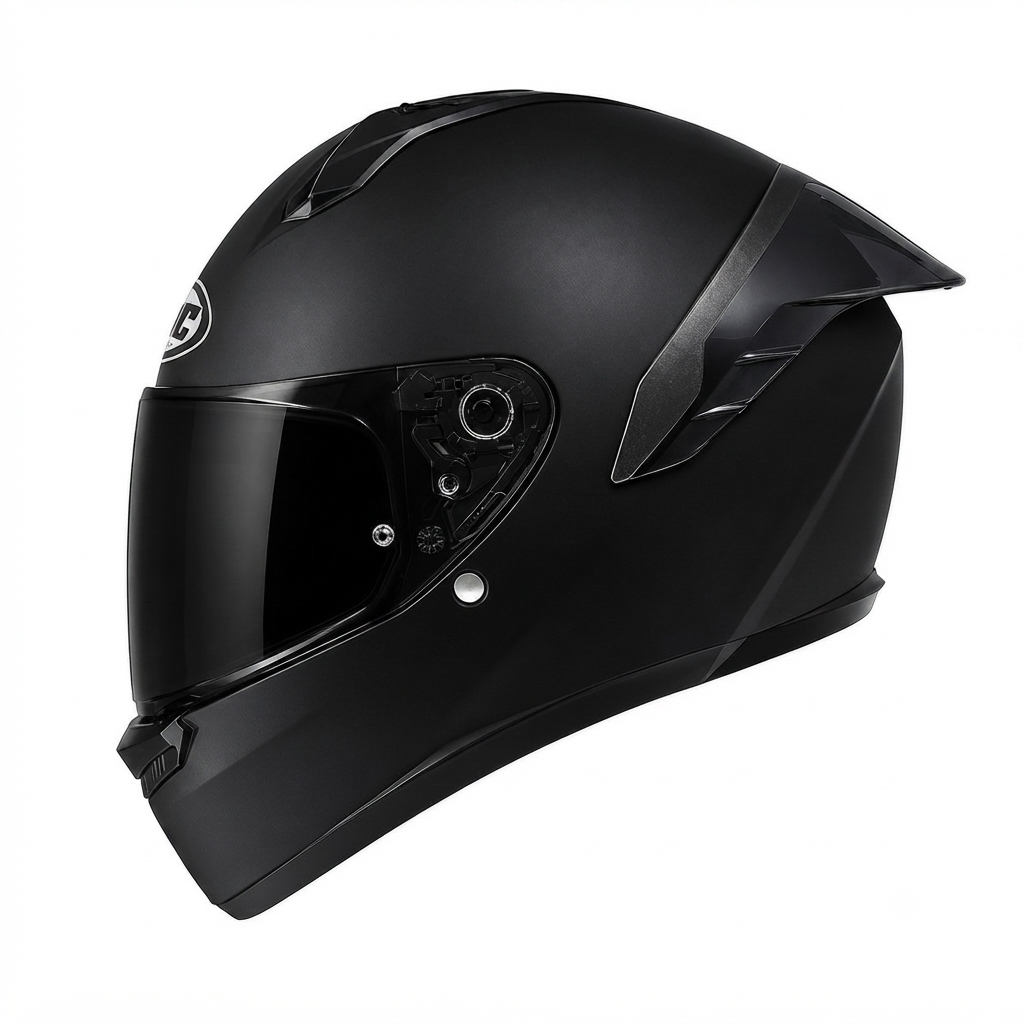 HJC C10 NEGRO MATE VISOR NEGRO