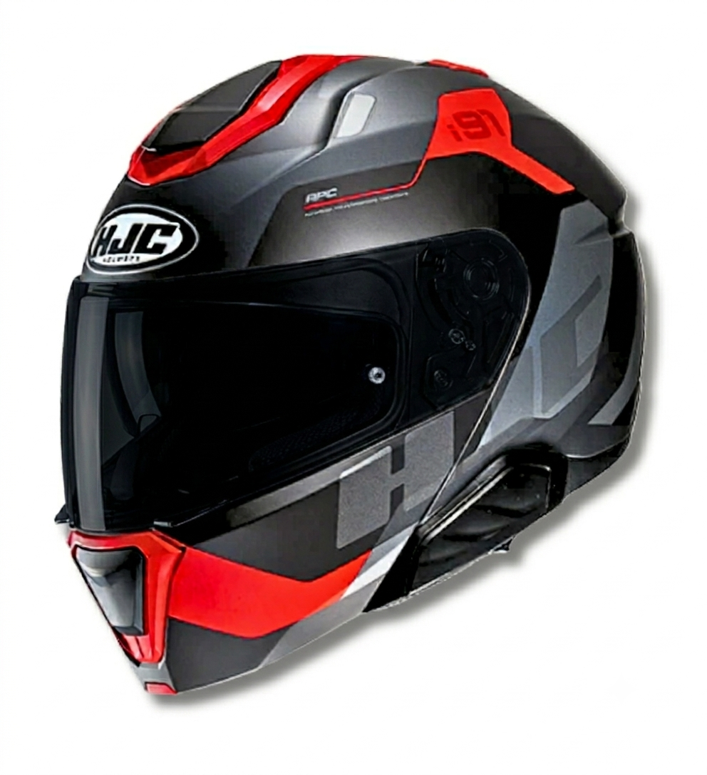HJC I91 CARST ROJO ABATIBLE MODULAR