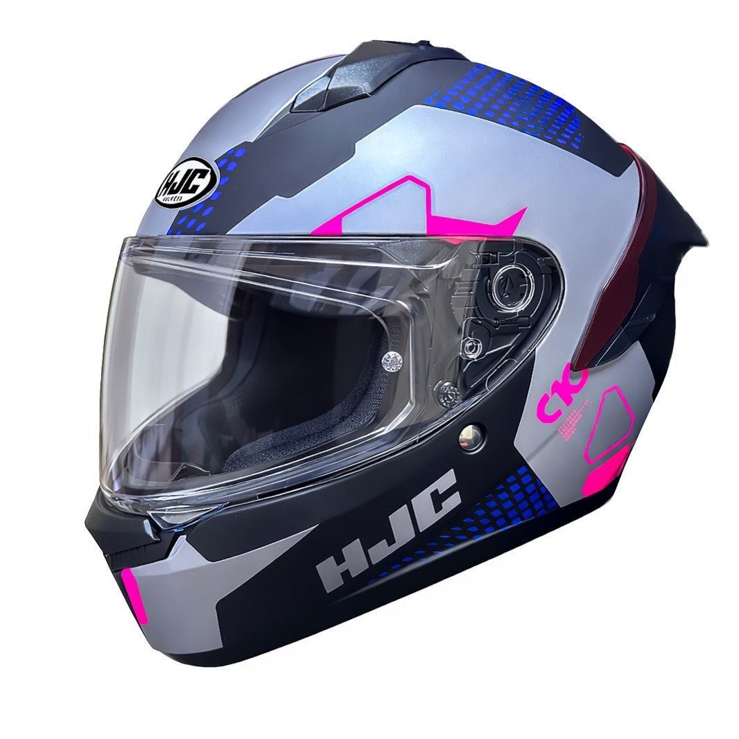 HJC C10 ASPA ROSA MATE VISOR TRANSPARENTE