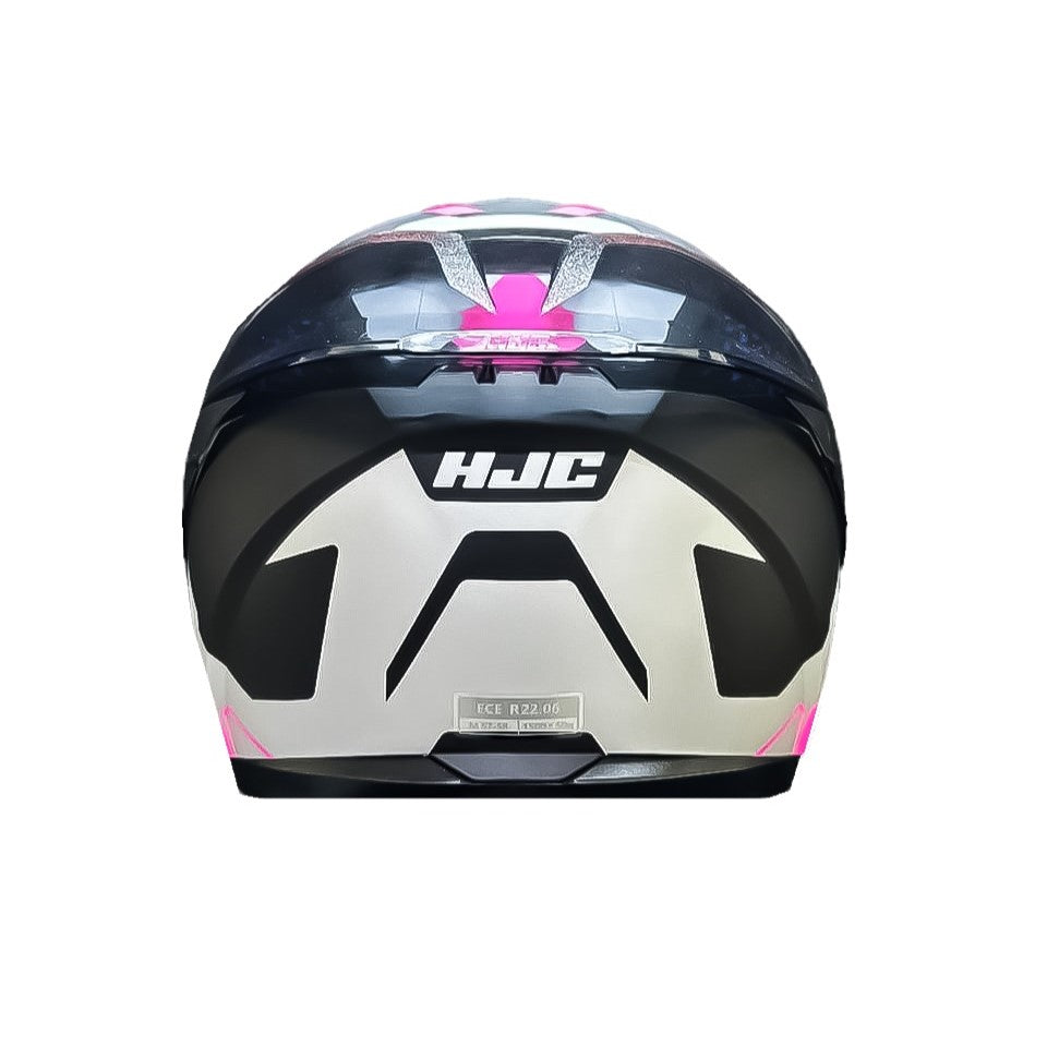 HJC C10 ASPA ROSA MATE VISOR TRANSPARENTE